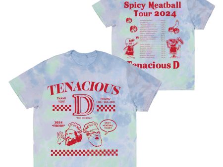 Spicy Meatball Tour 2024 Tie Dye T-Shirt Online now