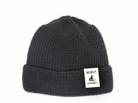 Hadsel Charcoal Beanie Hot on Sale