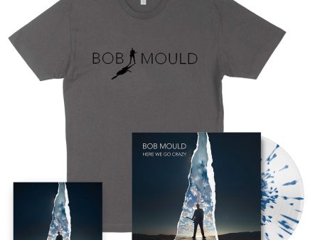 (PRE-ORDER) Here We Go Crazy Limited Edition Clear With Blue Splatter LP + CD + Silhouette T-Shirt Bundle Supply