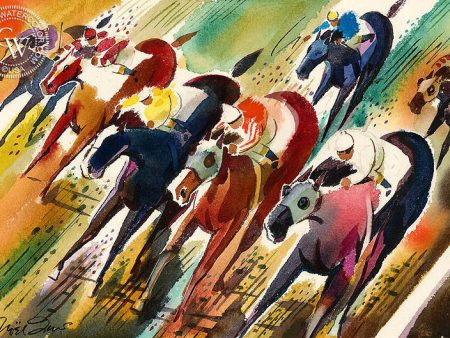 Untitled Horse Race Hot on Sale