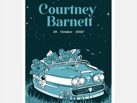 Courtney Barnett Munich 2022 Screenprinted Poster on Sale