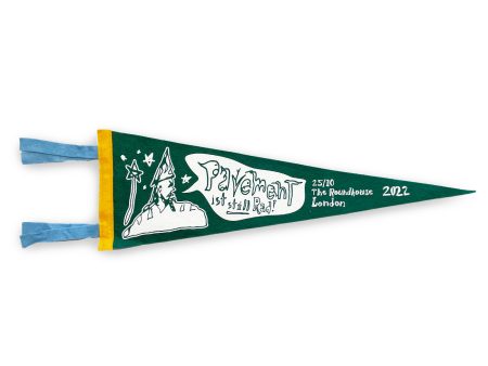 Roundhouse London 2022 Tour Pennant Green For Sale