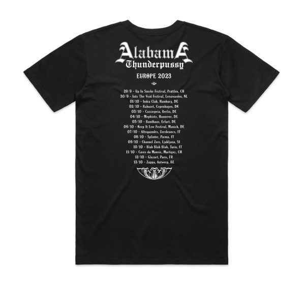 Alabama Thunderpussy Tour 2023 T-Shirt Discount