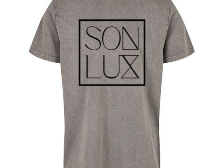 Son Lux Box Logo Acid Wash T-Shirt Discount