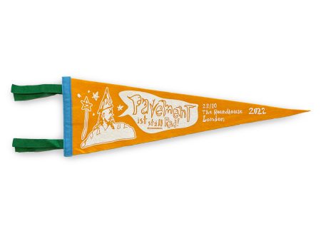 Roundhouse London 2022 Tour Pennant Yellow Hot on Sale