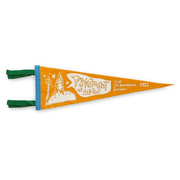 Roundhouse London 2022 Tour Pennant Yellow Hot on Sale