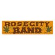 Rose City Band Bumper Sticker Orange on Sale