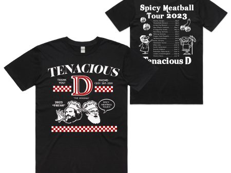 Spicy Meatball Tour 2023 T-Shirt Large For Discount