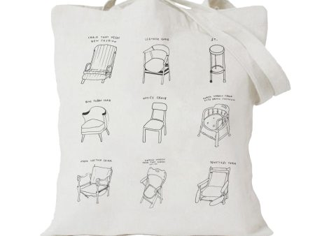 Assorted Chairs Totebag Online now