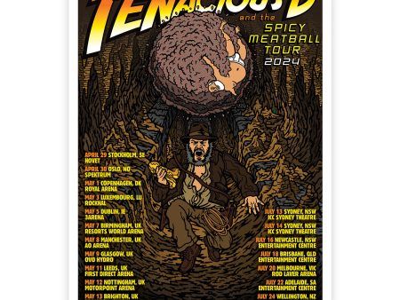 Spicy Meatball Tour Poster 2024 Online Sale