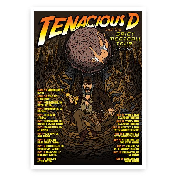 Spicy Meatball Tour Poster 2024 Online Sale