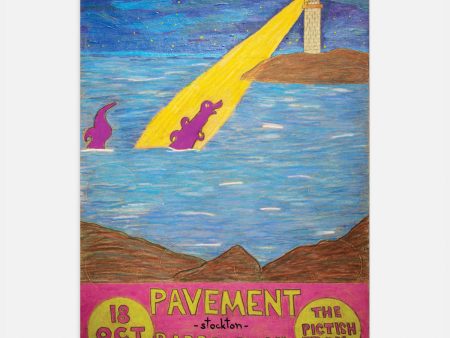 Pavement Barrowlands Glasgow 2022 Poster Online