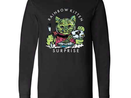 Space Kitty Breakfast Longsleeve T-Shirt Supply