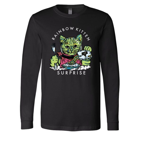 Space Kitty Breakfast Longsleeve T-Shirt Supply