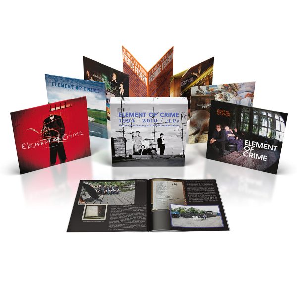 Element Of Crime 1994-2010 7LP Boxset - mit handsignierter Karte Online Hot Sale