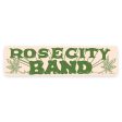 Rose City Band Bumper Sticker Transparent Hot on Sale