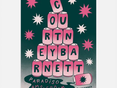 Courtney Barnett Amsterdam 2022 Screenprinted Poster Cheap