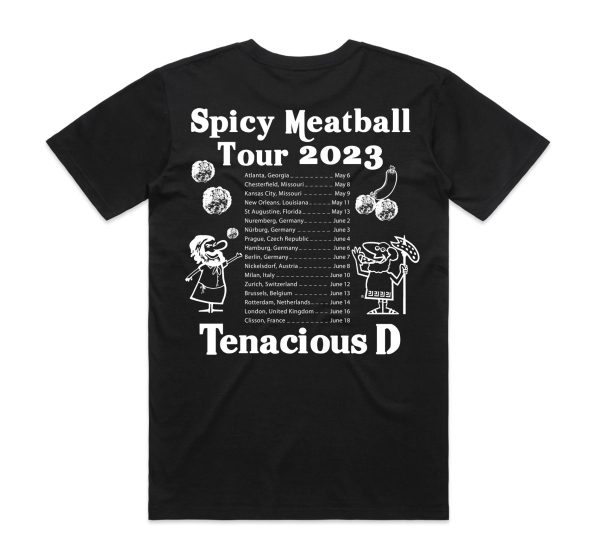 Spicy Meatball Tour 2023 T-Shirt Large For Discount