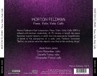 Morton Feldman: Piano, Violin, Viola, Cello  BRIDGE 9446 Supply