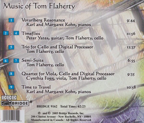 The Music of Tom Flaherty  BRIDGE 9162 Fashion